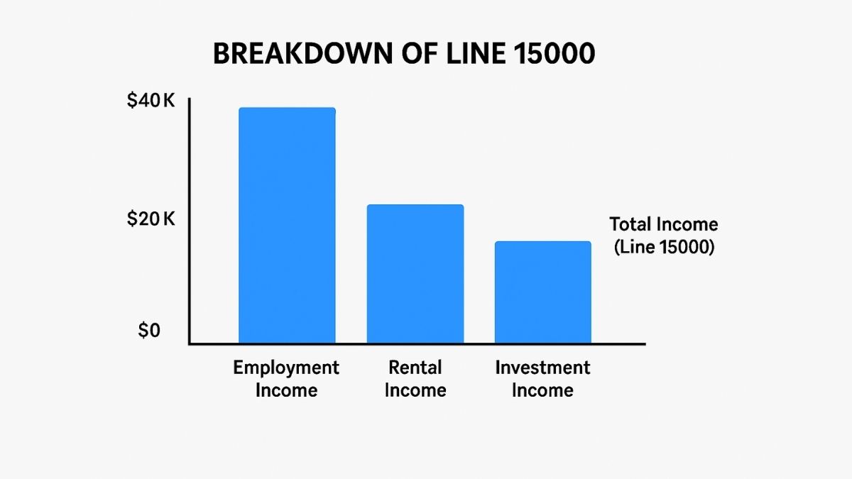 income breakdown for line 15000