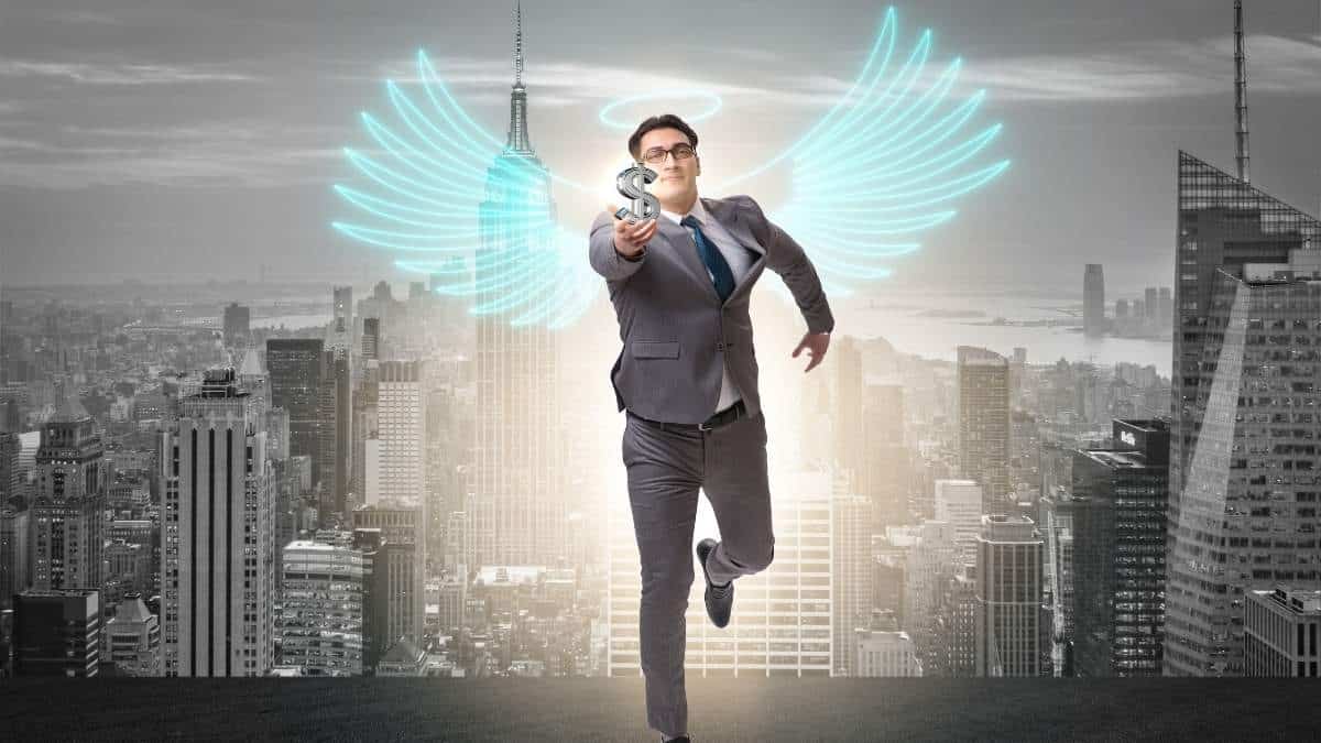 Angel investor concept